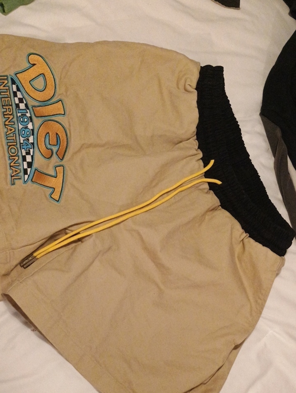 DIET STARTS MONDAY KHAKI SHORTS